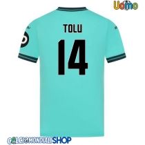 Maglie da calcio Wolves Tolu Arokodare #14 Seconda Maglia 2025-26 Manica Corta